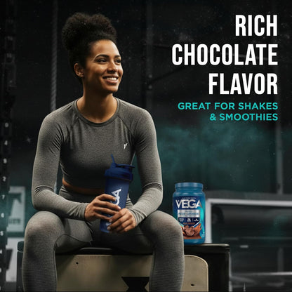 Protein + Supergreens - 20G Plant-Based Protein, Chocolate, 25 Servings, Real Greens & Veggies, n Keto, 0G Added Sugar, Non-Gmo, Gluten Free, Dairy Free, 1.8Lbs (Packaging May Vary)