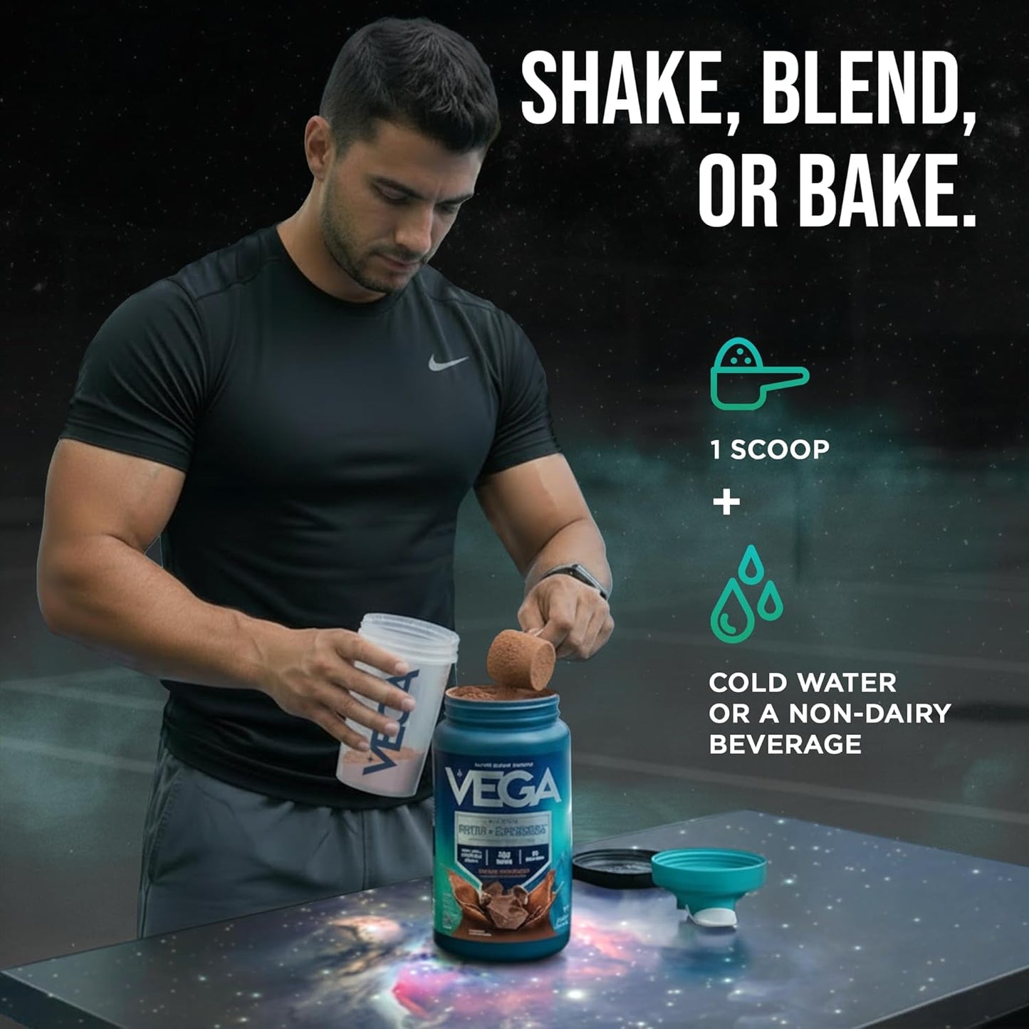 Protein + Supergreens - 20G Plant-Based Protein, Chocolate, 25 Servings, Real Greens & Veggies, n Keto, 0G Added Sugar, Non-Gmo, Gluten Free, Dairy Free, 1.8Lbs (Packaging May Vary)